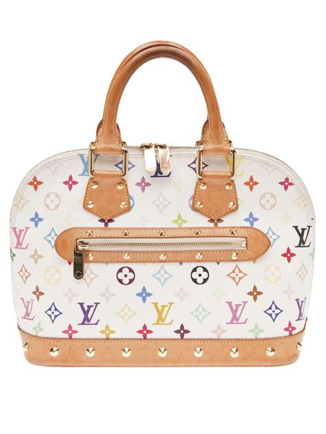 louis vuitton white monogram bag